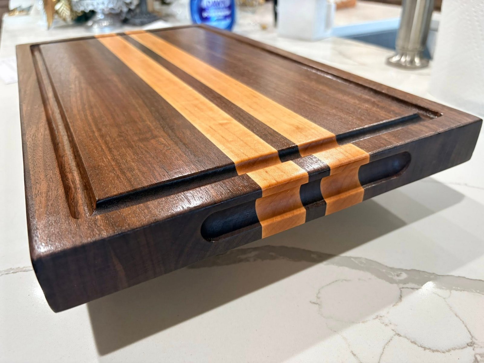 Handcrafted Walnut & Maple Cutting Board - Image 4
