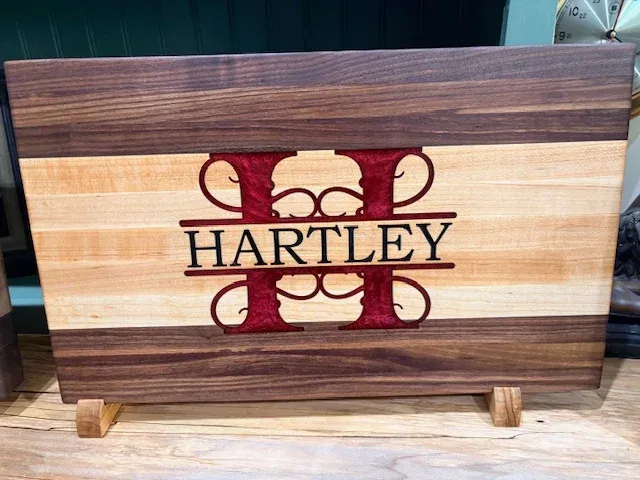 Personalized Monogram Charcuterie & Cutting Board - Image 7