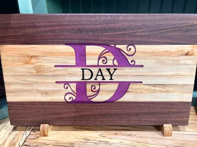 Personalized Monogram Charcuterie & Cutting Board - Image 5