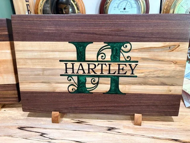 Personalized Monogram Charcuterie & Cutting Board - Image 6