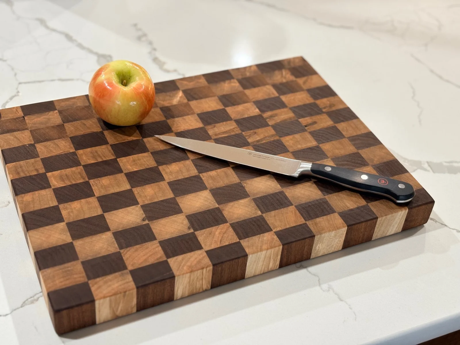 Handcrafted Walnut & Maple Cutting Board